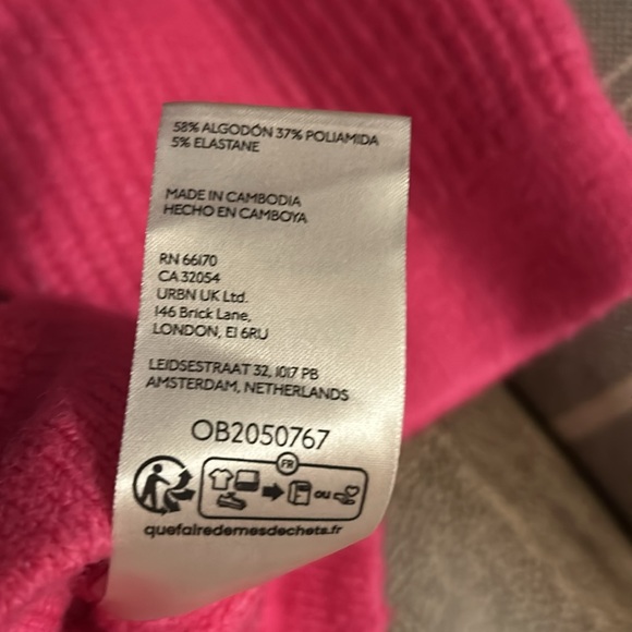 NEW WITH TAGS FREE PEOPLE Sunbeam Sweater New with tags/ Pink Size S - Picture 8 of 8